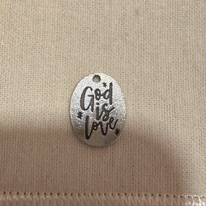 James Avery RETIRED “God is love” charm